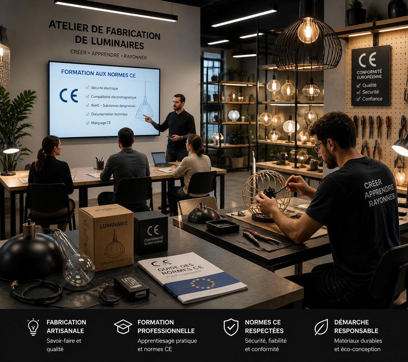 découvrez pourquoi la formation sur les luminaires aux normes ce est essentielle pour assurer la conformité, la sécurité et la compétitivité de votre entreprise dans le secteur de l'éclairage.