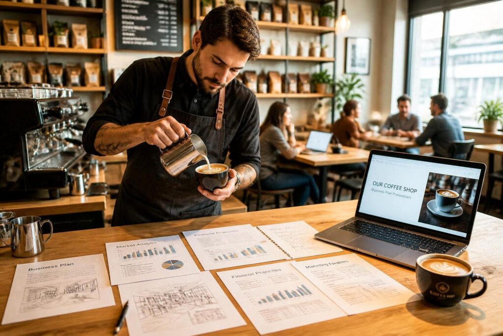 découvrez les étapes clés pour réussir votre business plan de coffee shop et convaincre investisseurs et clients avec une stratégie efficace et séduisante.