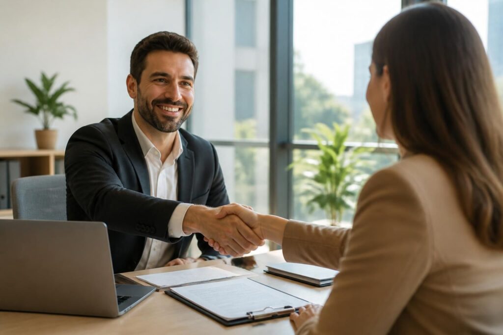 découvrez les techniques essentielles de prise de main pour convaincre efficacement vos clients dès le premier contact et maximiser vos chances de succès commercial.