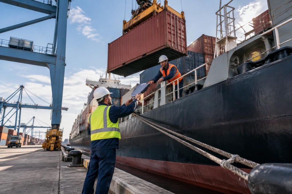 découvrez la signification de « freight on board » en transport maritime, les responsabilités du vendeur et de l’acheteur, ainsi que les enjeux de cette notion.
